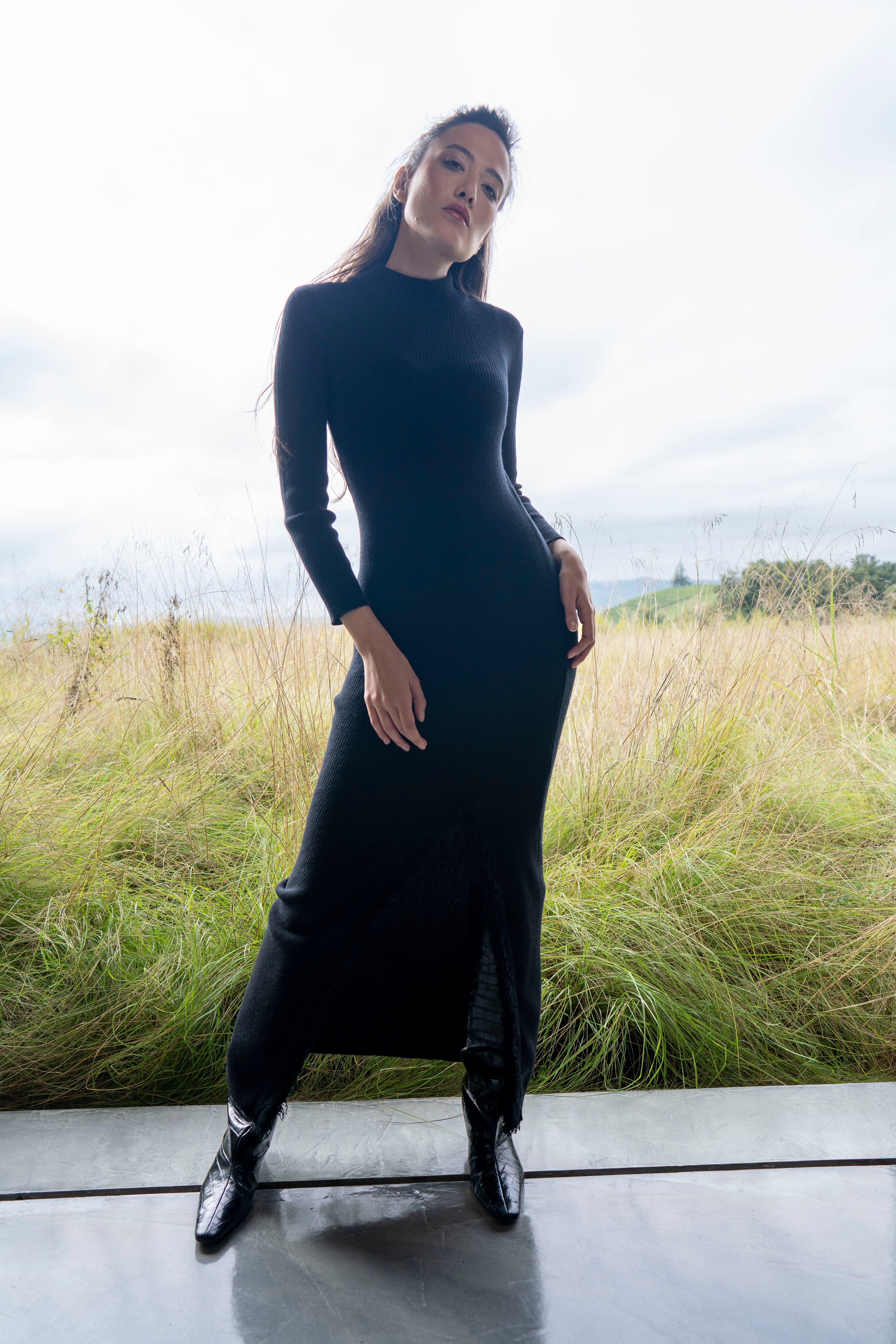 THE SAKURA FRINGES DRESS