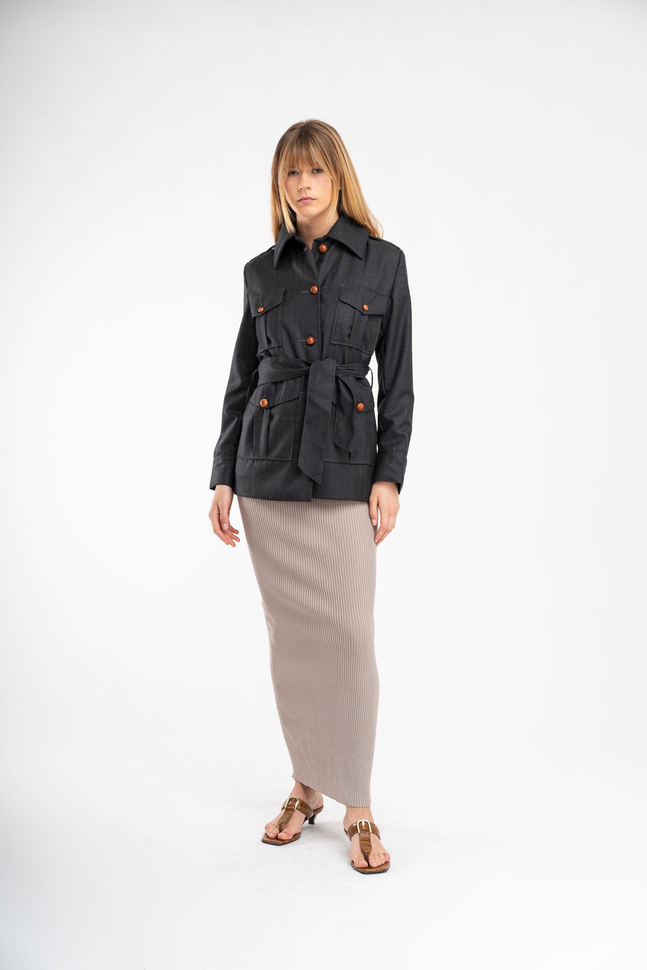 THE VINTAGE TRAVELLER JACKET CHALKED