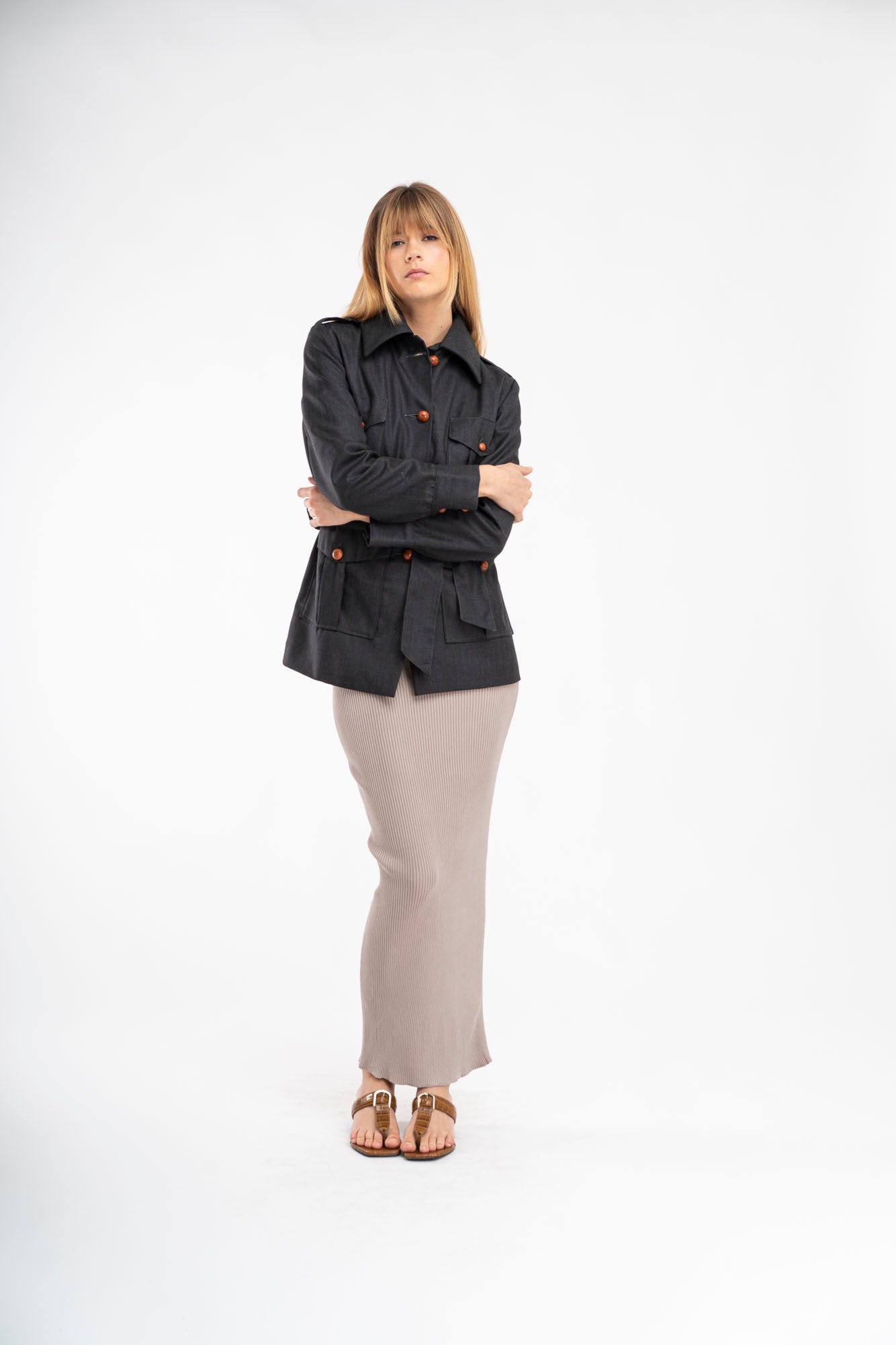 THE VINTAGE TRAVELLER JACKET CHALKED