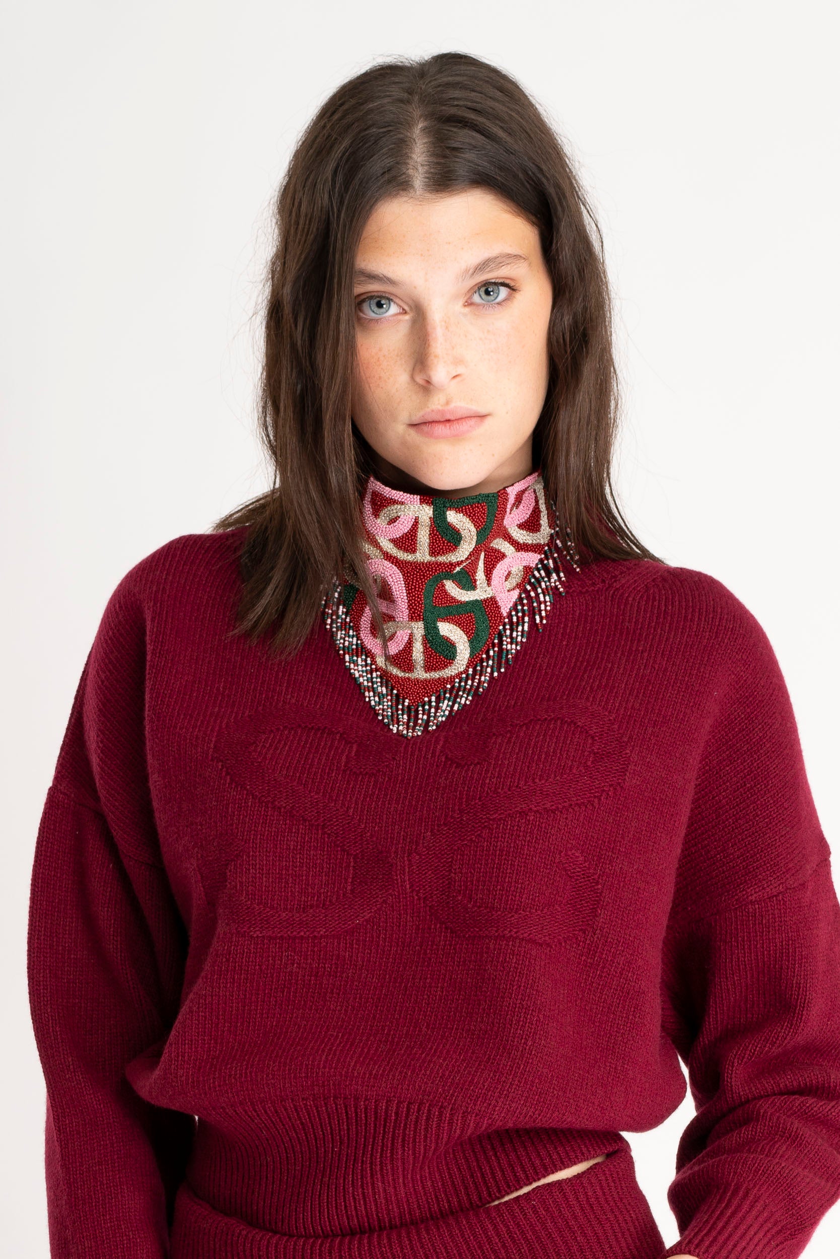 THE RODEO BANDANA BURGUNDY