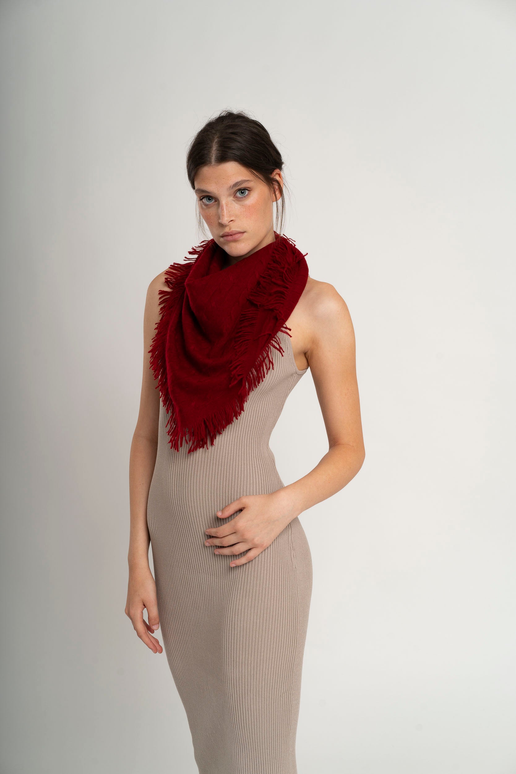 THE NOMAD CABLEKNIT SCARF