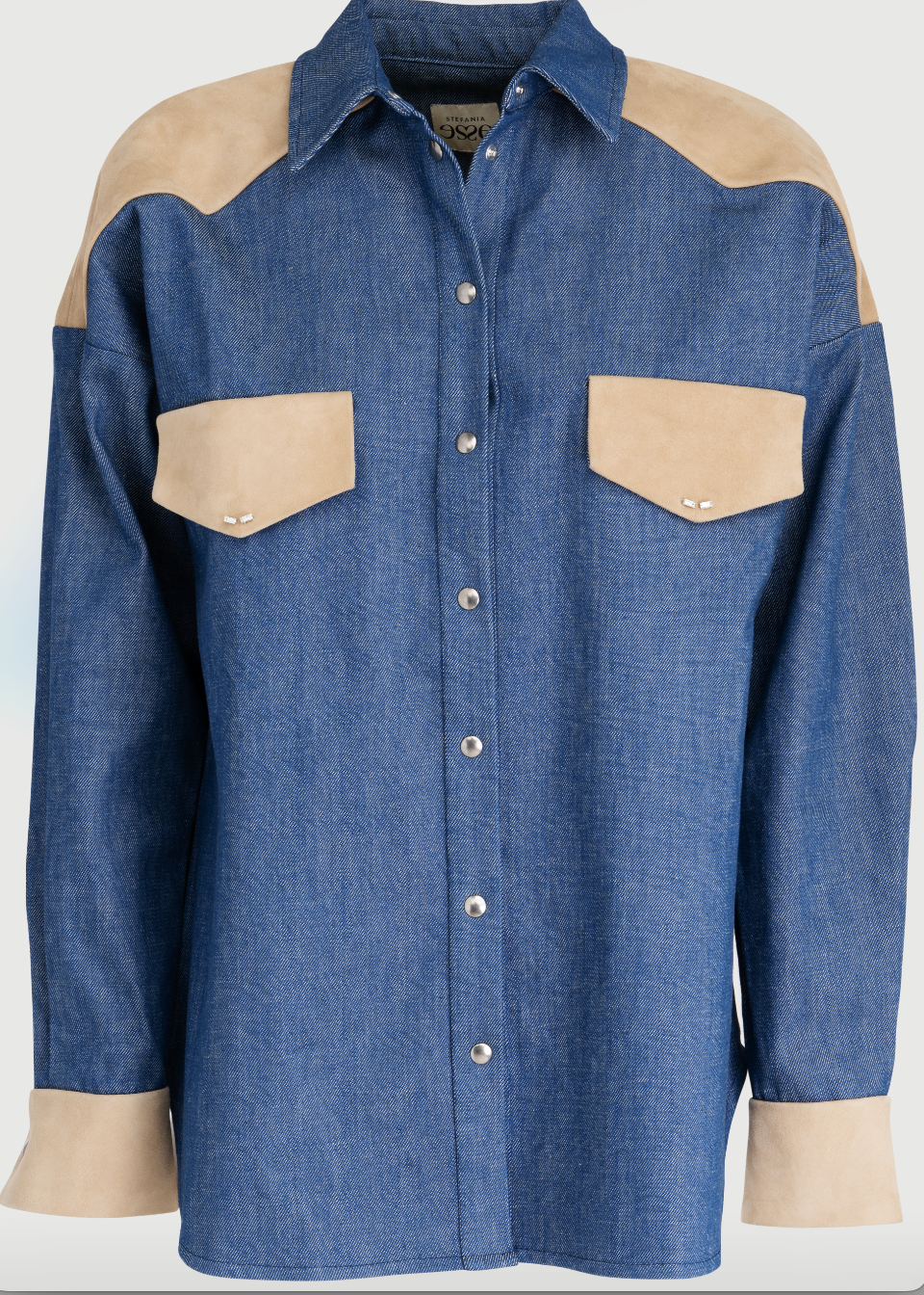 THE BISON AND BLOOM DENIM SHIRT