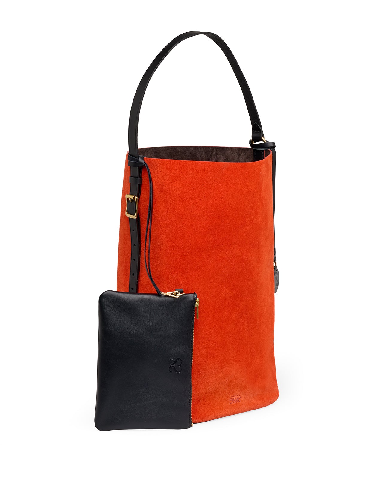THE ESSENZA BUCKET BAG ORANGE