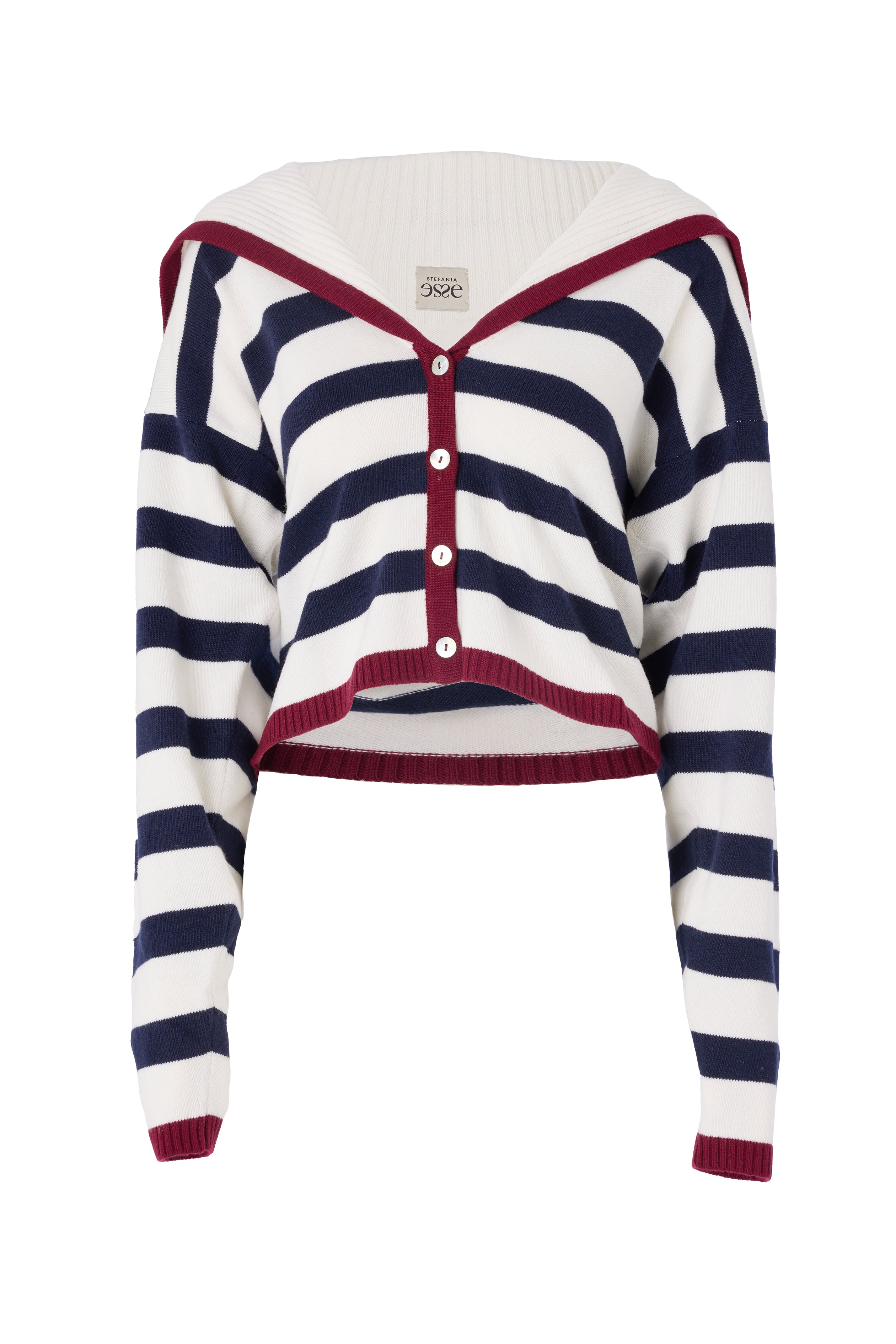 ALLA MARINARA JUMPER BURGUNDY